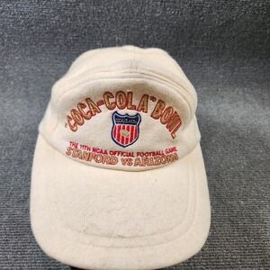 Vintage 70s 80s NCAA Football Hat Adult One Size Standford Arizona Long Bill